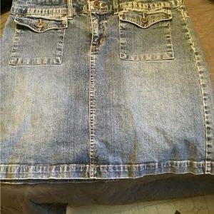 AXcess by Liz Clairborne ladies denim mini skirt, size 12